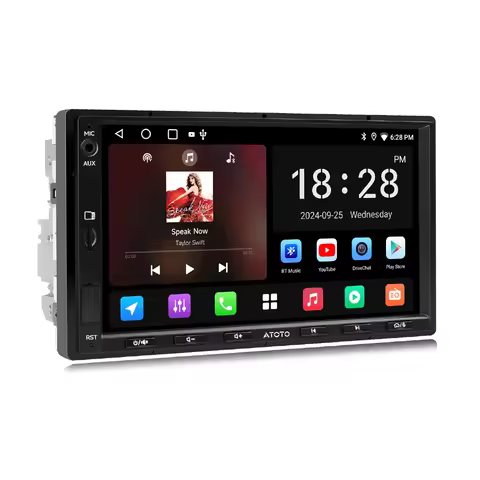 ATOTO Android Double 2 Din Car Stereo 7 inch Automotive Multimedia Player Radio Android Auto Carplay