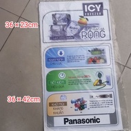 Panasonic Refrigerator Stamp