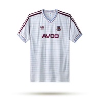 1986 West Ham home vintage jersey S-XXL short sleeve quick dry adult sports soccer shirt AAA