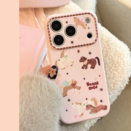 Case iphone 17 Horse Pink Case iphone 17 Case iphone 17 Pro case iphone 17 Promax Casing iphone CSK0