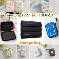 【New product】For Samsung T7 Shield 9.5x13.5cm HDD/SSD Hard Drive Storage Bag Cute Cartoons Portable External Hard Drive Waterproof Anti drop Pouch for USB Accessories Case