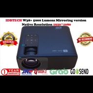 IDBTECH W38 MINI WIFI PROJECTOR FHD/1280X720P 3000 LUMENS 3D HD 1080P - STORENMR