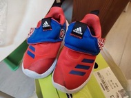 Adidas Spider-Man 紅色兒童運動鞋