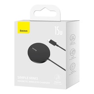 ที่ชาร์จแม่เหล็กไร้สาย ชาร์จมือถือไร้สาย Baseus แท่นชาร์จไร้สาย Wireless 15W Simple Mini 3 ที่ชาร์จไ