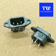 IEC320 C14 3pins male IEC320 C14 Socket Mount 250v 10a IEC320 C14 AS-02