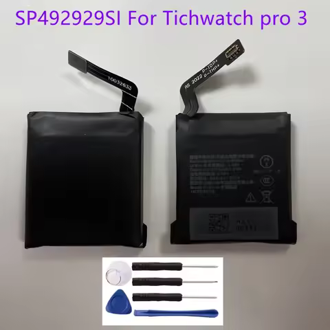 Original Battery for TicWatch Pro 3 Pro3 Ultra battery GPS Wear OS Smartwatch 3.88V 577mAh SP492929S