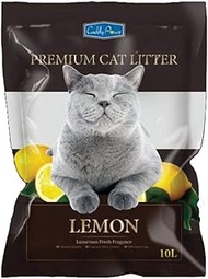[CUDDLY PAWS] PREMIUM CAT LITTER 10L - LEMON