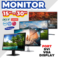 จอคอมมือสอง Monitor มือสอง Dell HP Lenovo 15"-24" เริ่มต้น 299.- จอเกรด A คละรุ่น จอมือสอง USED Moni