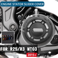 For YAMAHA YZF R3 R25 MT03 YZF-R25 YZF-R3 MT-03 2015-2021 Motorcycle Accessories Righ Side Engine Plug Stator Guard Cover Slider