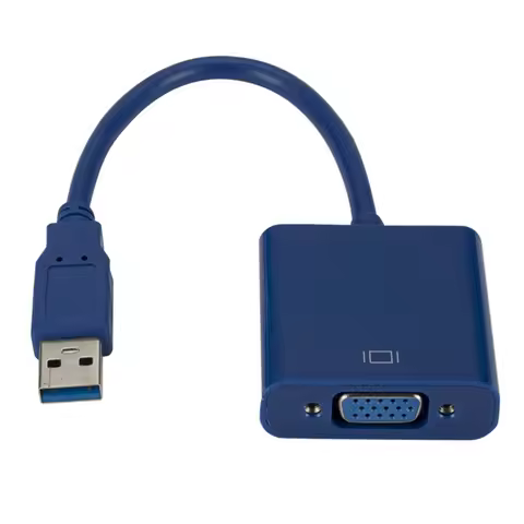 USB to VGA converter projector conversion cable USB3.0 to VGA interface external graphics card expan
