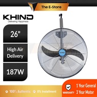 Khind 26" Industrial Wall Fan | WF2602 (Kipas Dinding 风扇 WF-2602 Kipas Kilang Ceiling Fan)