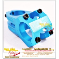 Stem Sepeda MTB PACIFIC Oversize Full Alloy Biru 45mm