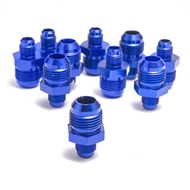 10PCS/LOT Hose End Fitting/ Oil cooler fitting  AN6-AN10 for BRAIDED HOSE FUEL OIL WATER  (blue,H Q)
