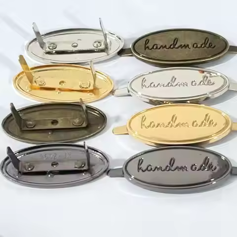 5Pcs/Set Luggage Hardware Accessories Label Decoration DIY Handmade Bag Hardware Decorative Buckle H