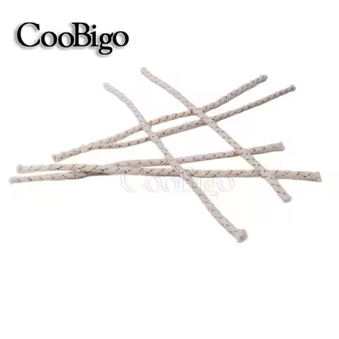 50pcs Copper Wire Lighter Cotton Core Wick for Zippo Petrol Gas Fuel Gasoline Kerosene Oil Lighters
