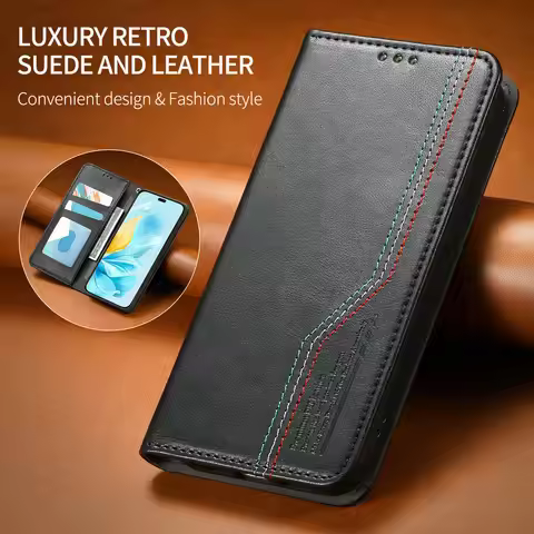 Luxury Case Magnet Book Funda for Xiaomi Poco X8 Pro Max F7 X7 M7 Pro M6 X6 F6 F5 X5 X4 GT F8 Ultra 