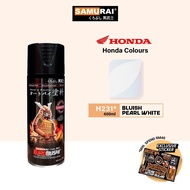 Samurai H231 Bluish Pearl White Honda Colour - Aerosol Coating Spray Paint for Automotive Car Motorc