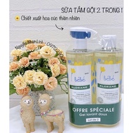 KLORANE BEBE 2in1 shower gel 500ml - French product