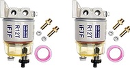 iFJF R12T Fuel Water Separator Marine 120AT NPT ZG1/4-19 Automotive Parts with Fitting -Complete Com