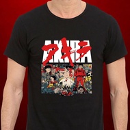 Akira Kaneda Japanese Retro Anime Akira Anime Movie Tshirt Unisex Casual Material 100% Cotton Black 