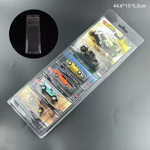 Hotwheels Protector for 5 Card Basic Wheels Automobile Culture Transport Fleet Series Board Card Pro
