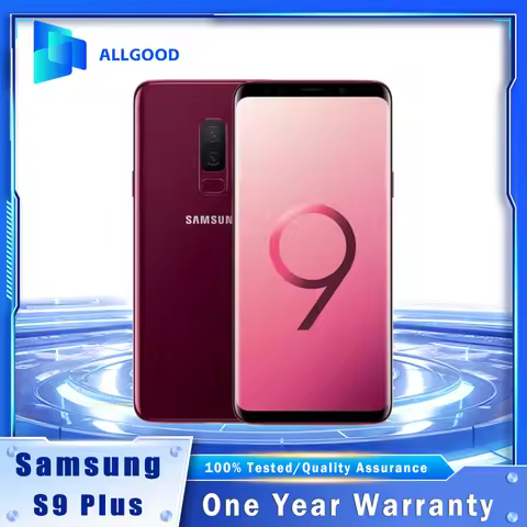 Original Samsung Galaxy S9+ S9 Plus G965U1 G965F 6.2" 2K AMOLED 6GB RAM 64GB ROM 12MP Dual Camera NF