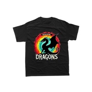 Imagine Dragons Men's Music T-Shirt with Fantasy Dragon Motif, Premium DTF Print, Short Sleeve