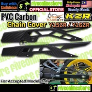 KZR KOZI & Magic Boy Carbon Chain Cover Plastic Chain Case Y15ZR Y16ZR LC135 VF3i VF3i185 Penutup Pe