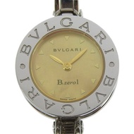 【日本直送】寶格麗 BVLGARI Bzero1 手錶 經典 B.zero1 BZ22S 不鏽鋼 石英 指針式顯示 棕色貝殼紋錶盤 女仕款【二手】