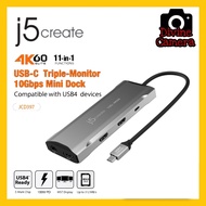 j5 create 4K60 Elite USB-C Triple-Monitor 10Gbps Mini Dock Dual or Triple 4K display JCD397