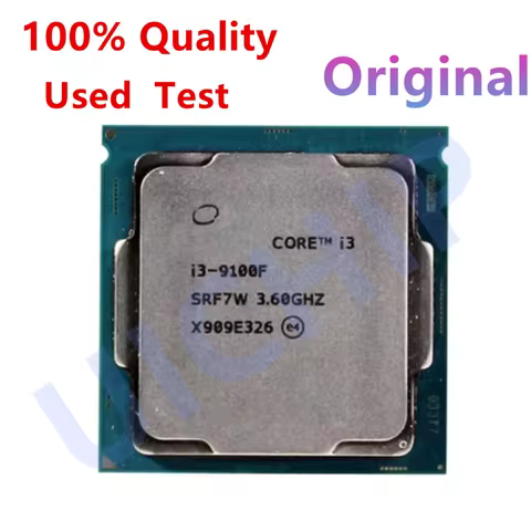 Core i3 9100F 3.6GHz SRF7W/SRF6N Quad-Core Quad-Thread CPU 65W 6M Processor LGA 1151