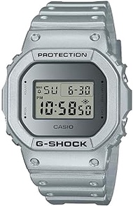 G-Shock Men Grey Dial Digital DW-5600FF-8DR (G1408), Grey, strap