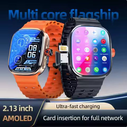 P2 Smartwatch 5G LTE Android 13.0 2.29'' AMOLED Display Smart Watch With 800W Pull-out Camera Face/F