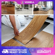 DIY Vinyl Flooring 1.8mm Thick Self Adhesive Self Stick Wood Feel Flooring 1.5sqf/pcs Tampal Vinyl Flooring