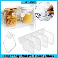 Plastics Snap-on Fridge Space Allocators Fridge Partition Board Retractable Divider Sauce Organizer Storage 冰箱分隔夹