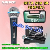 MIC KABEL BETA 58 SK + KOPER - BETA58 / BETA-58 / MIC BT 58 LC / MIC SHURE BT-58 SK / Mic BETA 58A S