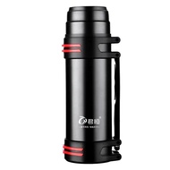 2000ml/3000ml/5000ml Large 304 Stainless Steel Outdoor Water Jug, Portable Camping Travel Thermos Fl