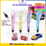 [Free 10m Filament!] 3D Printing Pen Set High Temperature 3d Drawing Pen Filament 3D Pen 3D Doodle P