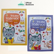 Books - Math Games to Train Thinking for 3 - 6 Years Old (Set of 2 Books)