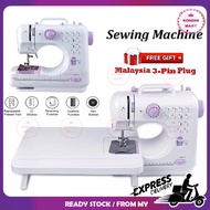 Sewing Machine FHSM-505/YASM-505A Upgraded 12 Sewing Portable Mini Sewing Machine Mesin Jahit 505