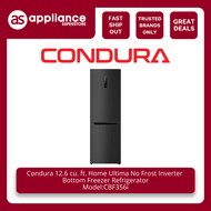 Condura 12.6 cu. ft. Home Ultima No Frost Inverter Bottom Freezer Two Door Refrigerator CBF356i