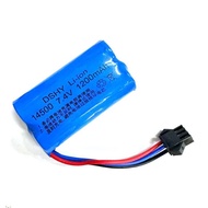Li-ion 14500 1200mAh 7.4v with SM-3pin Battery Rechargeable for RC Car / Truck