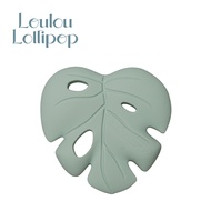 Loulou Lollipop - 加拿大 可愛造型矽膠固齒器-綠色龜背芋