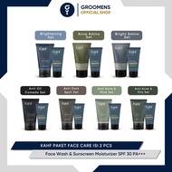 Kahf Face Care Package Contents 2 pcs - Face Wash & Sunscreen Moisturizer Kahf Face Wash