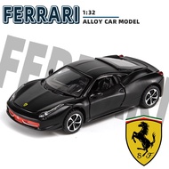 gmrorich โมเดลรถเหล็ก Ferrari 458 ITALIA โมเดลรถ เฟอร์รารี่ 458 อิตาเลีย สเกล1/32 เปิดปิดประตู-ฝากระ