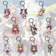 GANTUNGAN Uma Musume Keychain ALL part 05 -king hua -mejiro mcqueen - nishino flower - Vodka - Tokai