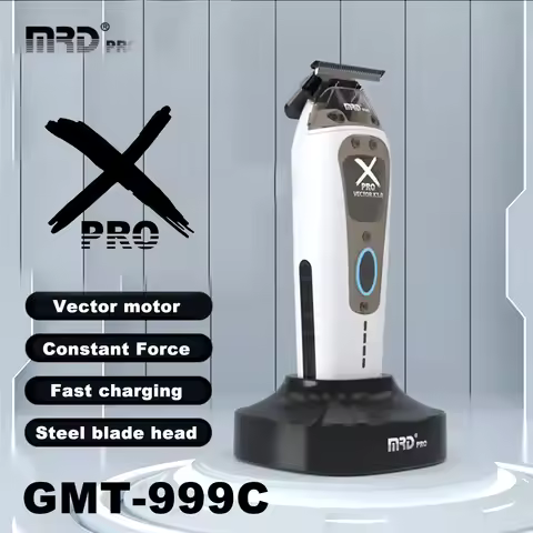 MRD X PRO GMT-999 HAIR CLIPPER,Vector motors 8000-13000RPM Hair Trimmer Finishing Machine Profession