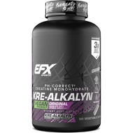 Sukan EFX Kre-Alkalyn EFX |   Suplemen Pil Creatine Monohidrat pH Betul |   Mesra Vegan |   Kekuatan