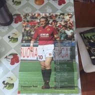 包郵 日本足球雜誌海報 托迪 羅馬 川口能活