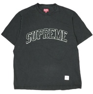 Supreme 23SS 素描刺繡短袖上衣，LTOP，黑色，短袖 T 卹，二手，Supreme